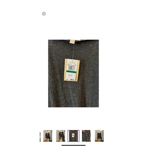 Michael Kors Women’s Gray Cold Shoulder Sweater Knit Top Long Sleeve Size L - Picture 4 of 7